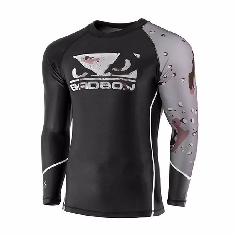 BAD BOY Soldier Rashguard - Brown Camo